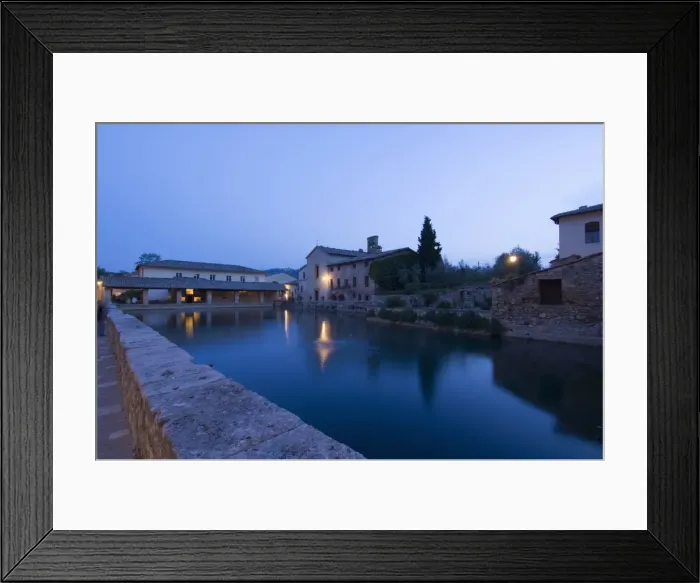 Framed Print : Thermae of Bagno Vignoni Framed Print : Thermae of Bagno Vignoni