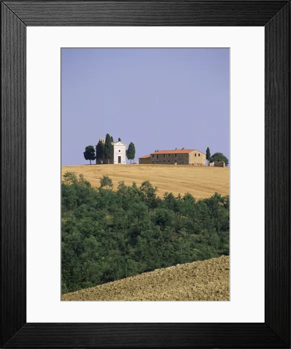 Framed Print : Vitaleta chapel near Pienza Framed Print : Vitaleta chapel near Pienza