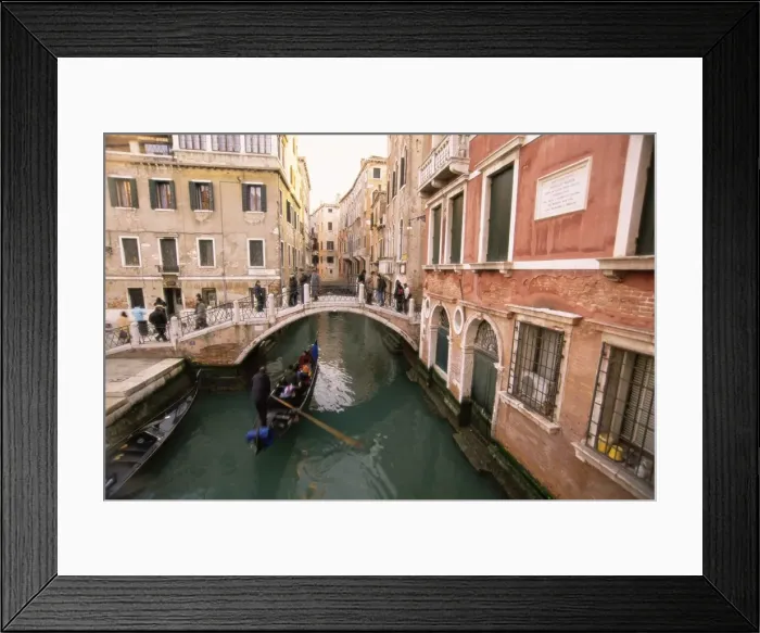 Framed Print : Rio di San Luca and Ponte de la Cortesia Framed Print : Rio di San Luca and Ponte de la Cortesia
