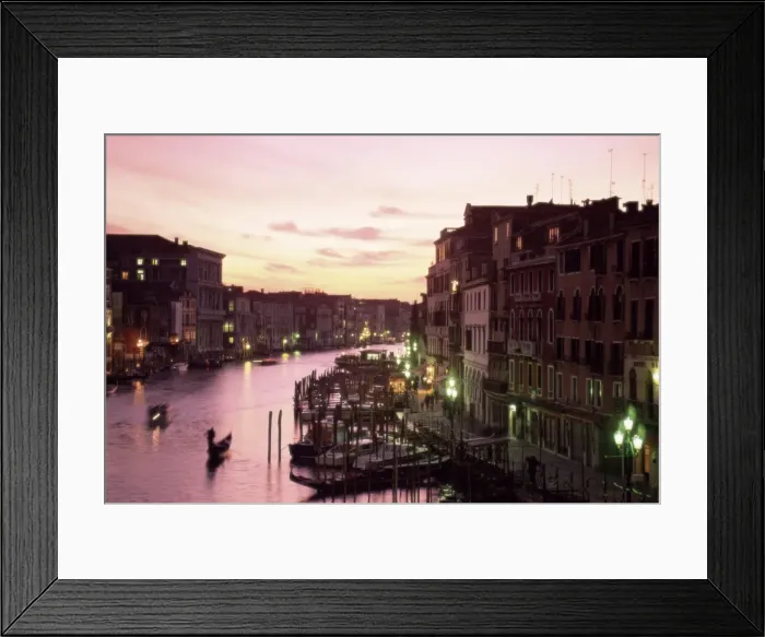 Framed Print : The Grand Canal at sunset Framed Print : The Grand Canal at sunset