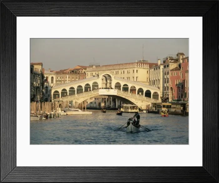 Framed Print : Rialto Bridge and the Grand Canal Framed Print : Rialto Bridge and the Grand Canal