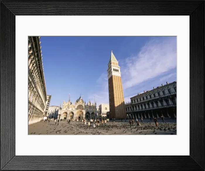 Framed Print : Piazza San Marco (St Framed Print : Piazza San Marco (St