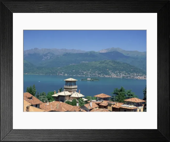 Framed Print : View from Stresa Framed Print : View from Stresa