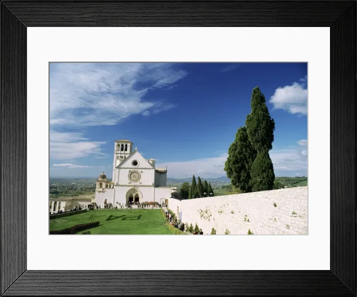Framed Print : Basilica di San Francesco, where the body of St Framed Print : Basilica di San Francesco, where the body of St