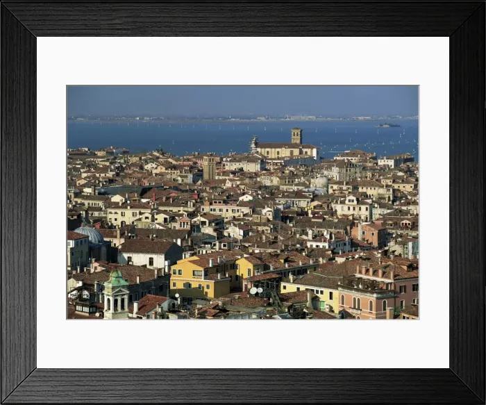 Framed Print : Aerial view of the city Framed Print : Aerial view of the city