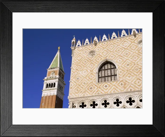 Framed Print : San Marco campanile (St Framed Print : San Marco campanile (St