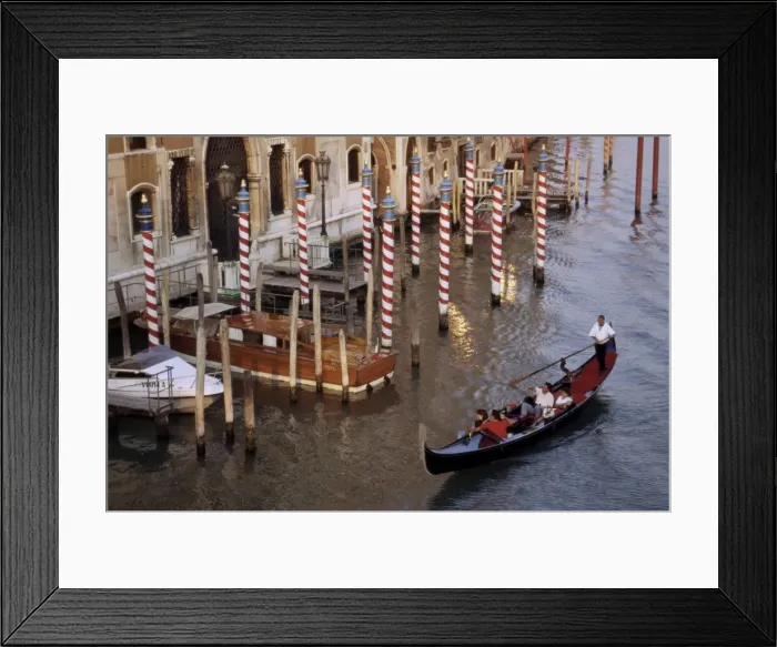 Framed Print : Gondola on the Grand Canal Framed Print : Gondola on the Grand Canal