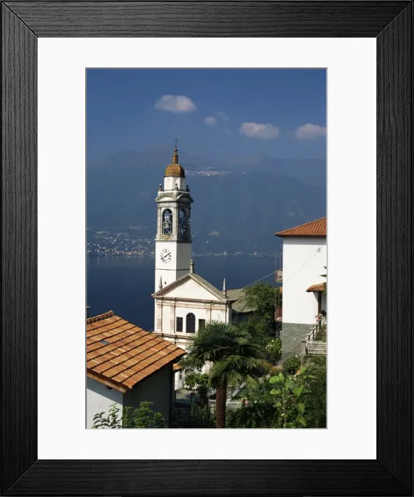 Framed Print : Bell tower of church Framed Print : Bell tower of church