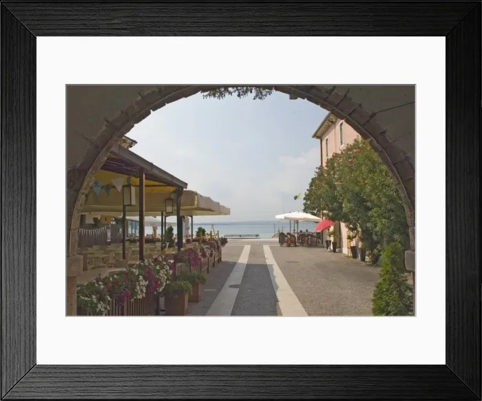 Framed Print : Cisano and Lake Garda Framed Print : Cisano and Lake Garda