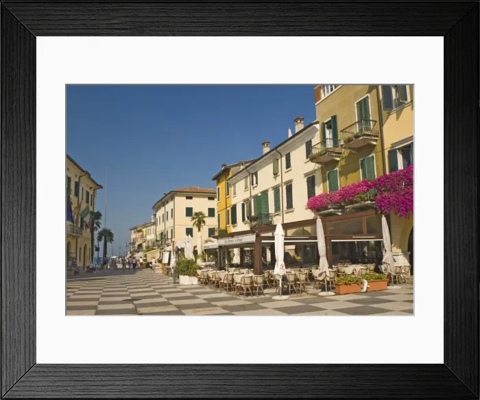 Framed Print : The main square towards the harbour Framed Print : The main square towards the harbour