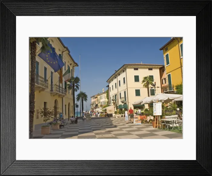 Framed Print : The main square towards the harbour Framed Print : The main square towards the harbour