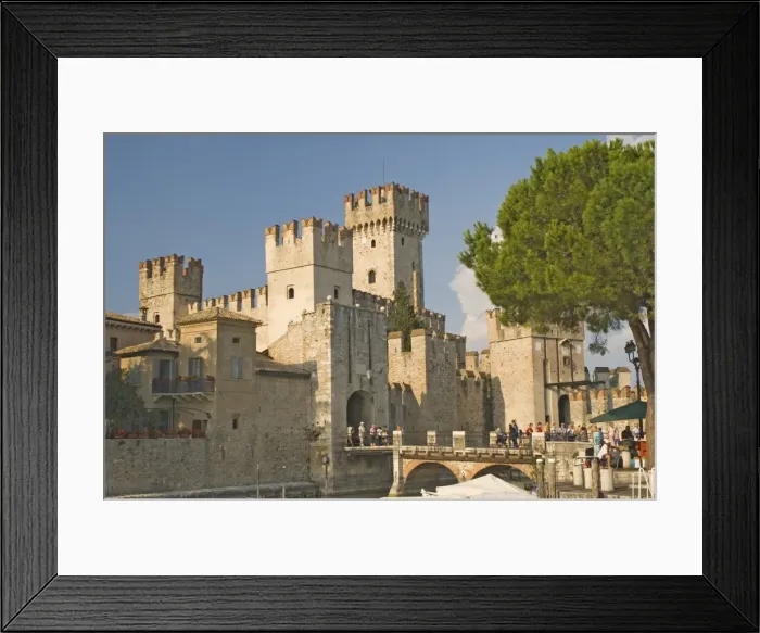 Framed Print : The castle at Sermione