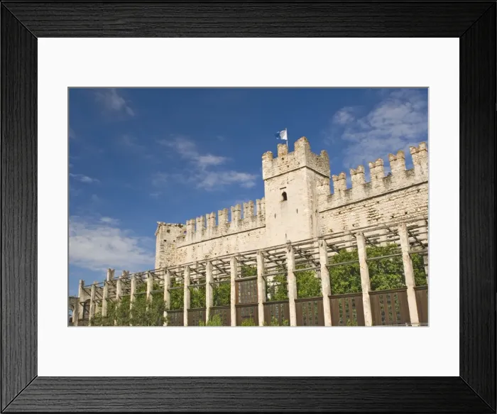 Framed Print : The castle at Torre del Benaco Framed Print : The castle at Torre del Benaco