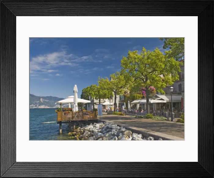 Framed Print : Promenade cafes Framed Print : Promenade cafes