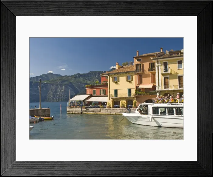 Framed Print : The harbour at Malcesina Framed Print : The harbour at Malcesina
