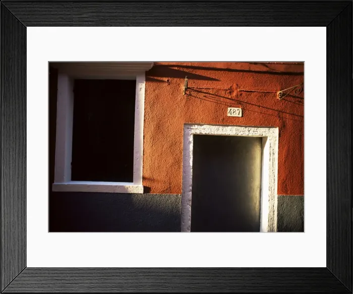 Framed Print : Detail of house front Framed Print : Detail of house front