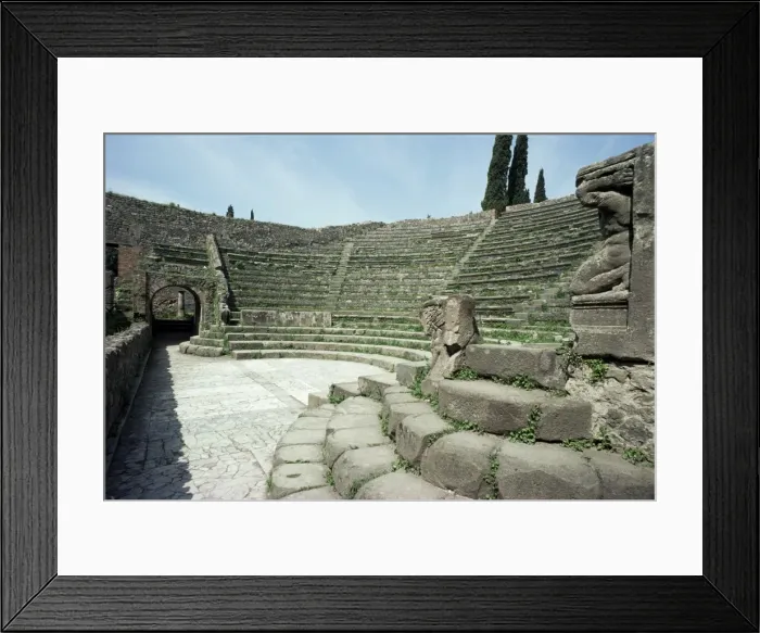Framed Print : Pompeii Odeon Framed Print : Pompeii Odeon