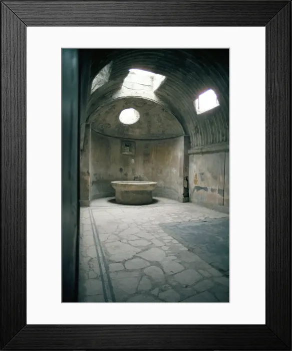 Framed Print : Baths, Pompeii Framed Print : Baths, Pompeii