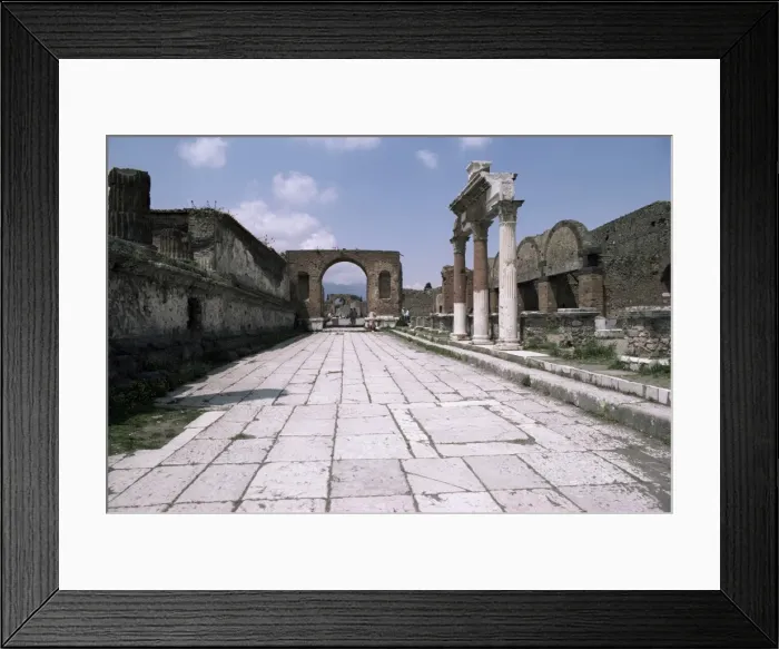 Framed Print : Portico of the Macellum Framed Print : Portico of the Macellum