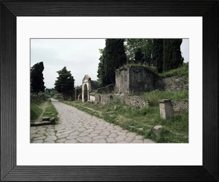 Framed Print : Via dei Sepolchri Framed Print : Via dei Sepolchri