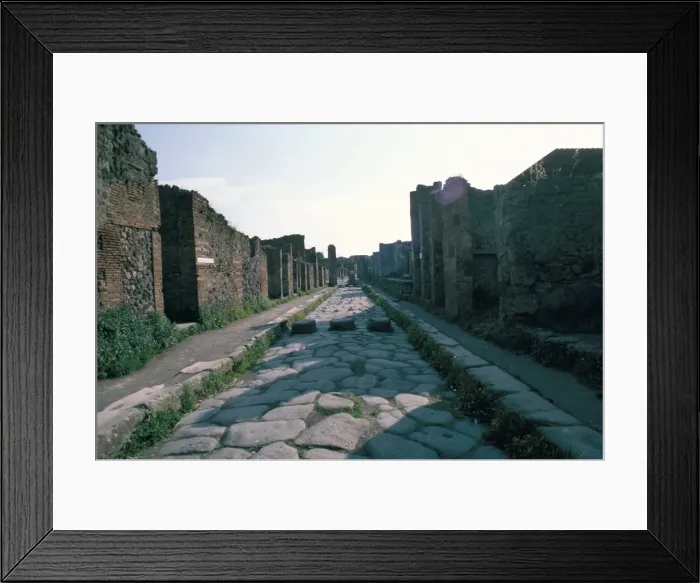 Framed Print : Via di Nola Framed Print : Via di Nola