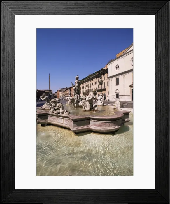 Framed Print : Moro fountain Framed Print : Moro fountain