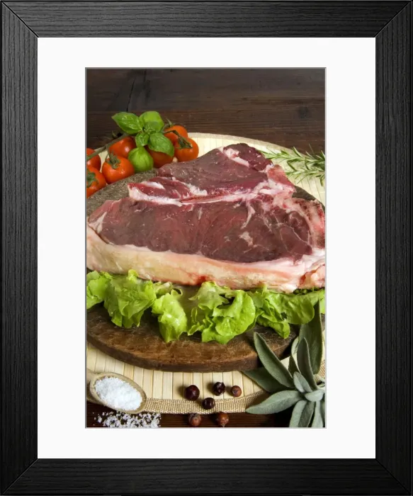 Framed Print : Florentine steak Framed Print : Florentine steak