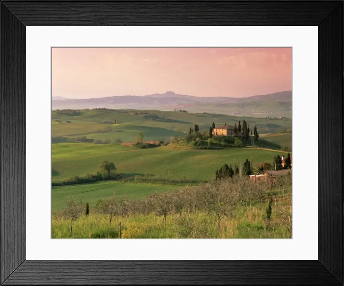 Framed Print : Landscape near San Quirico d Orcia Framed Print : Landscape near San Quirico d Orcia