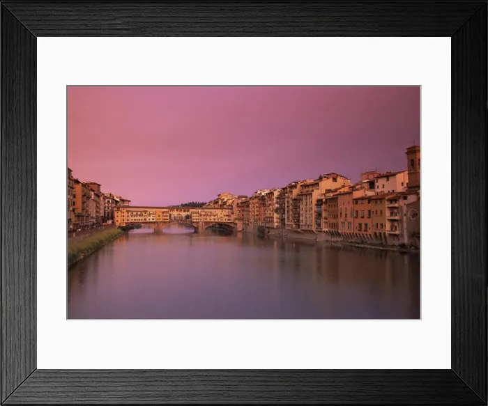 Framed Print : Ponte Vecchio over the River Arno Framed Print : Ponte Vecchio over the River Arno