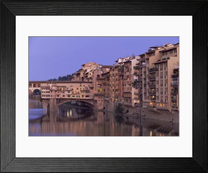 Framed Print : Ponte Vecchio over the River Arno Framed Print : Ponte Vecchio over the River Arno