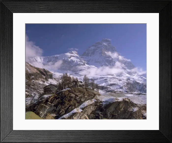 Framed Print : Monte Cervino (Matterhorn) (Cervin) from the Italian side Framed Print : Monte Cervino (Matterhorn) (Cervin) from the Italian side