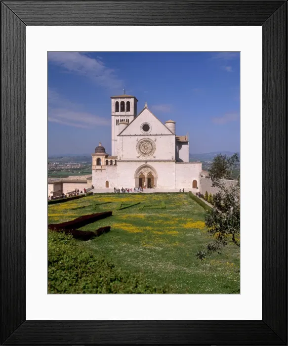 Framed Print : Basilica di San Francesco (St Framed Print : Basilica di San Francesco (St