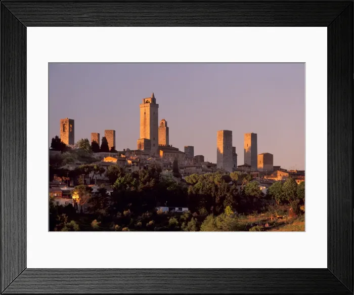 Framed Print : San Gimignano delle belle Torri at sunset Framed Print : San Gimignano delle belle Torri at sunset
