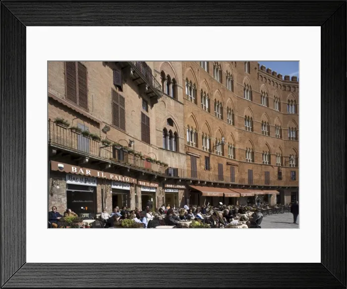 Framed Print : Piazza del Campo Framed Print : Piazza del Campo
