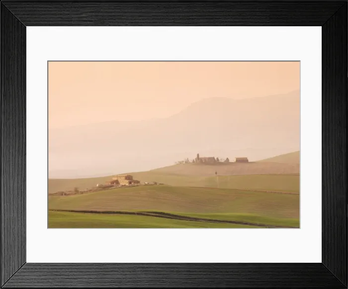 Framed Print : Farms in Val D Orcia Framed Print : Farms in Val D Orcia