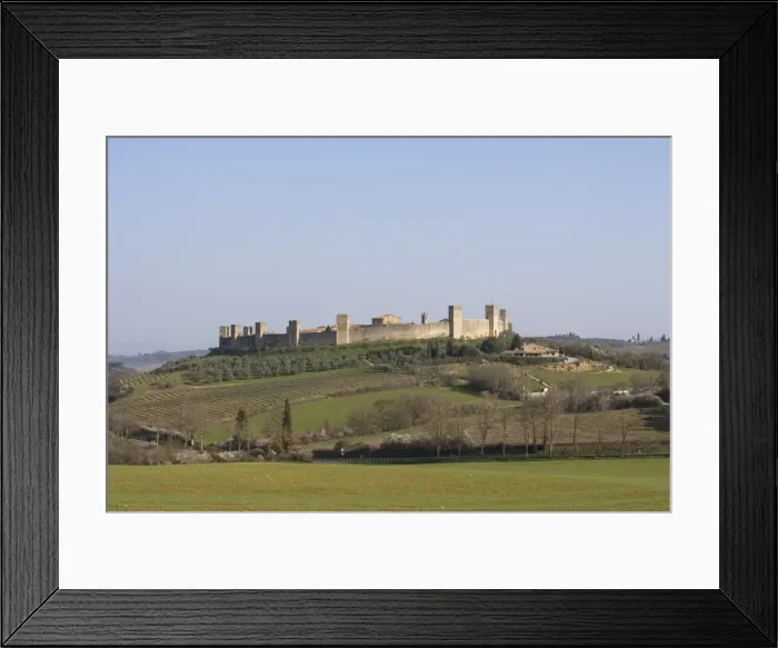 Framed Print : Montereggioni Framed Print : Montereggioni