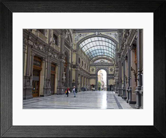 Framed Print : Galleria Principe di Napoli Framed Print : Galleria Principe di Napoli