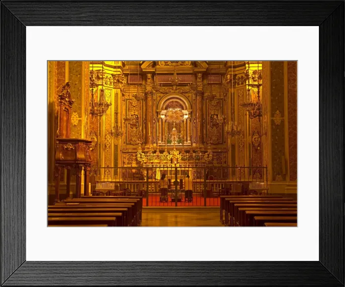 Framed Print : Interior of Chiesa S Framed Print : Interior of Chiesa S
