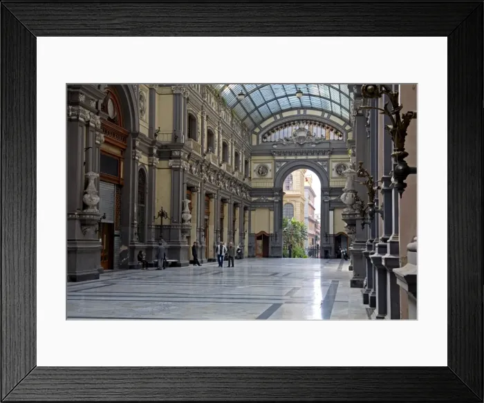 Framed Print : Galleria Principe Di Napoli Framed Print : Galleria Principe Di Napoli