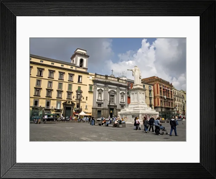 Framed Print : Piazza Dante Framed Print : Piazza Dante