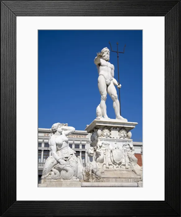Framed Print : Neptunes Fountain Framed Print : Neptunes Fountain