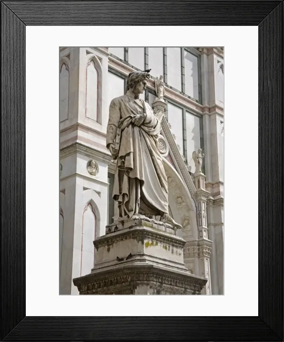 Framed Print : Dantes statue Framed Print : Dantes statue