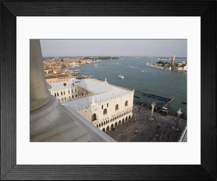 Framed Print : View from Campanile of Doges Palace Framed Print : View from Campanile of Doges Palace