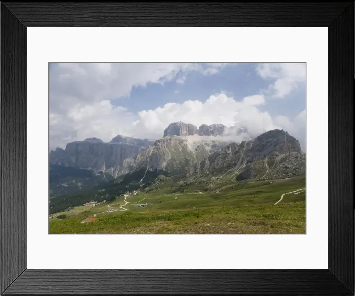 Framed Print : Gruppo del Sella Mountains Framed Print : Gruppo del Sella Mountains