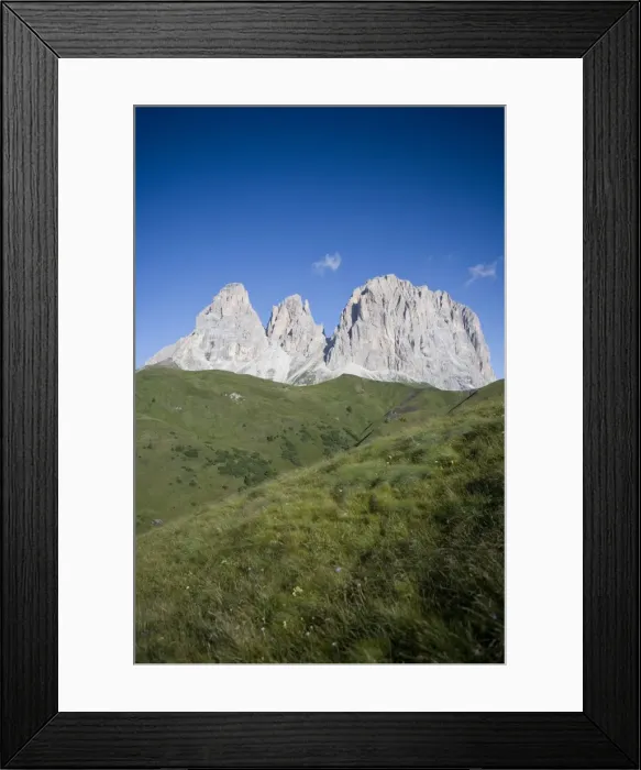 Framed Print : Sassolungo Mountains Framed Print : Sassolungo Mountains