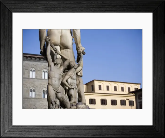Framed Print : Detail of the Fontana di Nettuno (Fountain of Neptune) Framed Print : Detail of the Fontana di Nettuno (Fountain of Neptune)