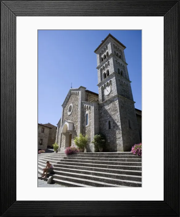 Framed Print : Church, Radda in Chianti Framed Print : Church, Radda in Chianti
