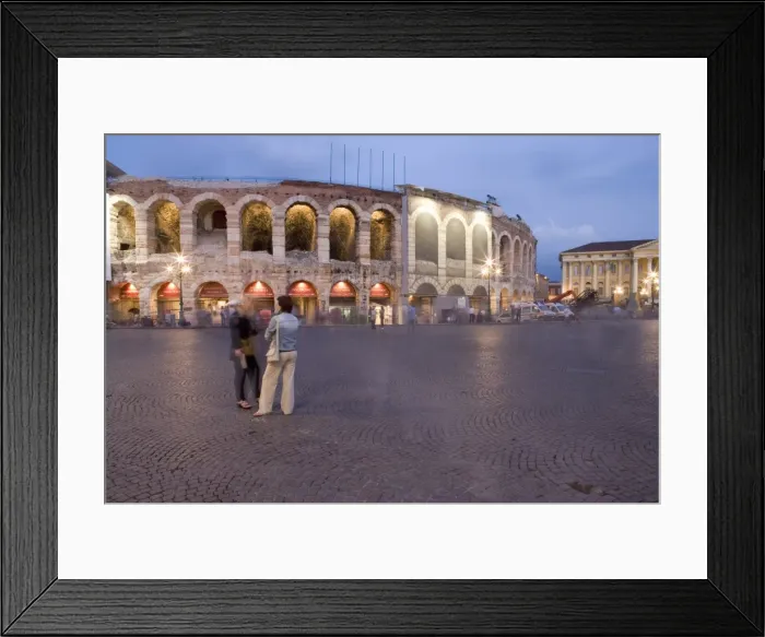 Framed Print : Piazza Bra Framed Print : Piazza Bra