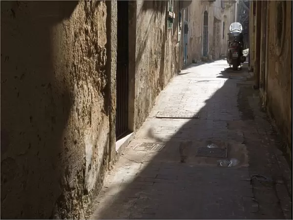 Scooter in alley