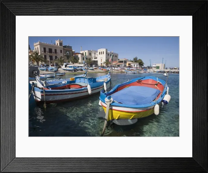 Framed Print : Traditional fishing boats Framed Print : Traditional fishing boats